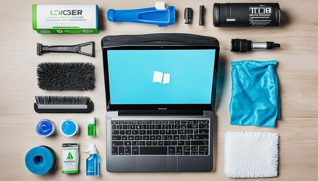 laptop cleaning supplies
